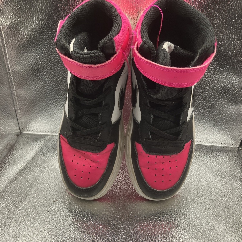 Nike Unisex Kids US 3 High Top Colorblock Sneakers Lace-Up Strap - Picture 8 of 12